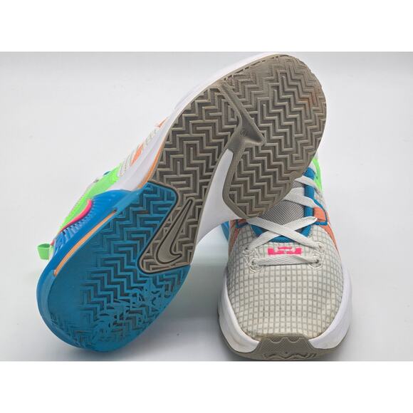 NIKE LEBRON WITNESS VII 7 GREY FOG-HYPER PINK SZ 7.5 [DM1123-003] - Picture 7 of 8